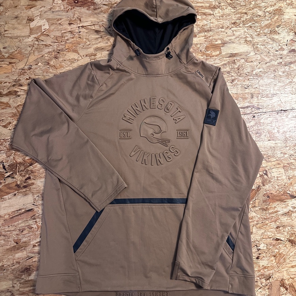 UNRL Minnesota Vikings Tan Hoodie